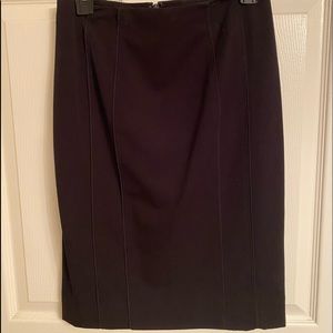 White House Black Market Black Skirt Size 2